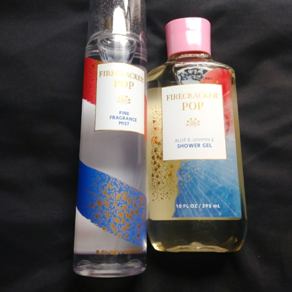 Bath and body works Firecracker pop set
